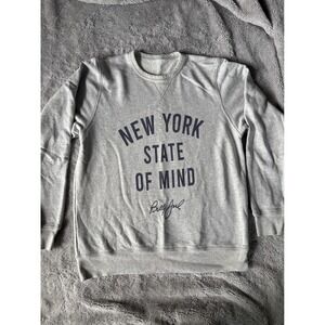 Billy Joel New York State of Mind Sweatshirt Gray Crewneck Graphic Tour L